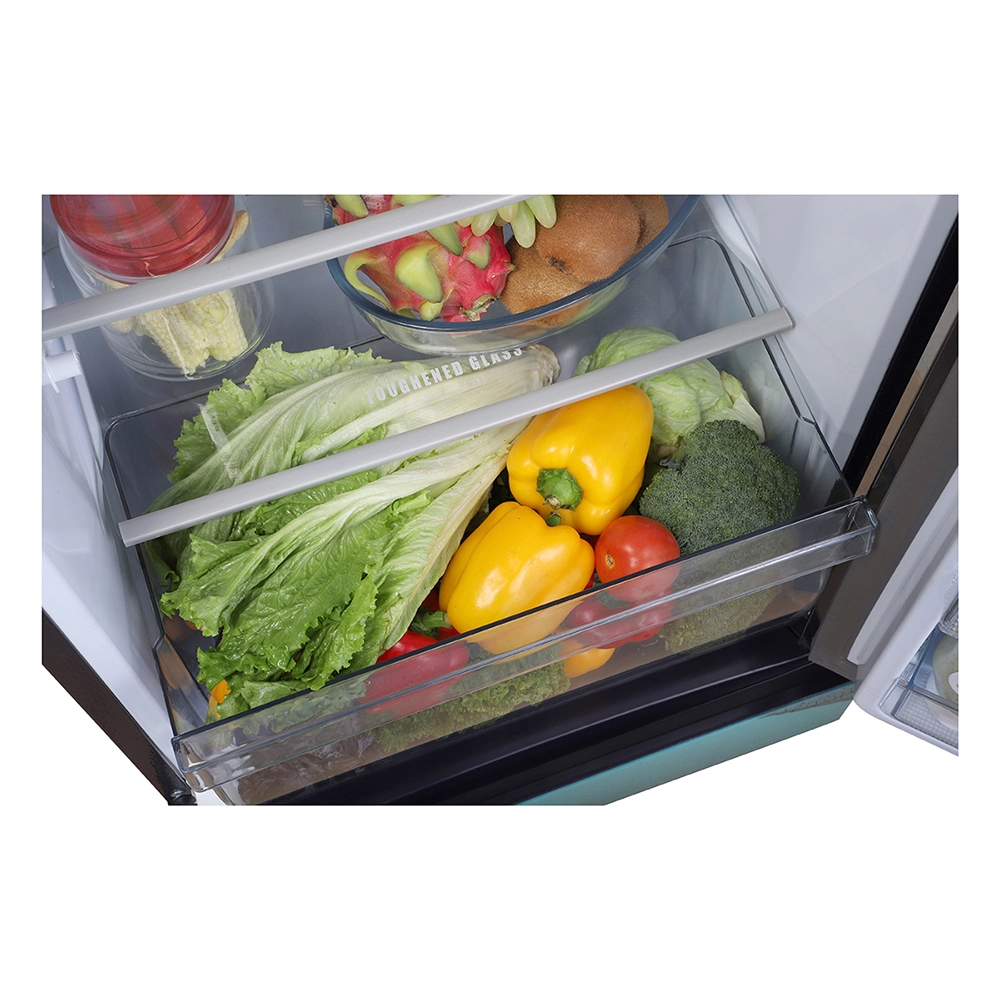 Haier 185L 2 Star Direct Cool Single Door Refrigerator with Toughened Glass Shelf HRD-2062PHG-N